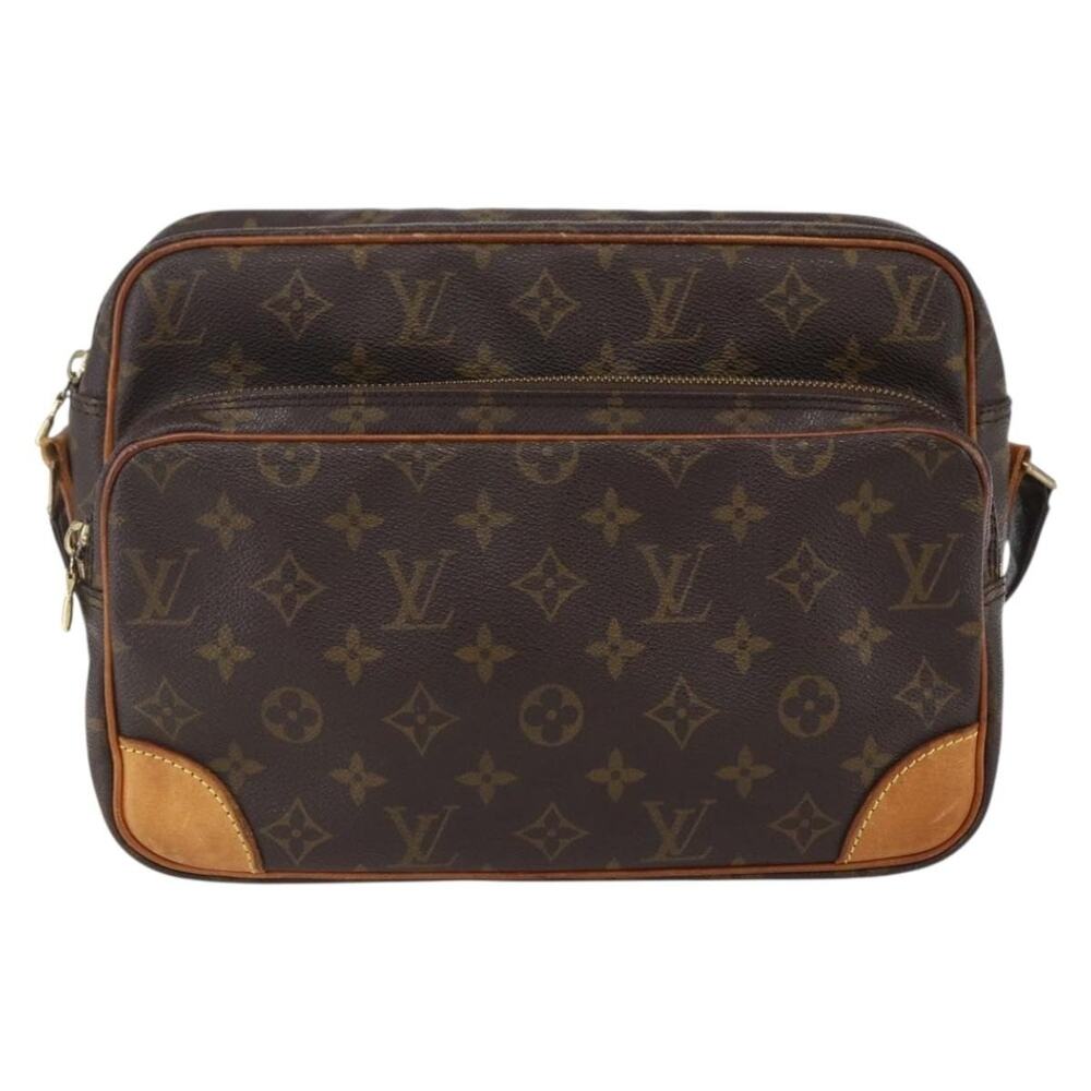 Louis Vuitton Monogram Nile Shoulder Bag Brown